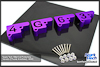 Spark Tech Billet Coil Protectors: Anodized Purple - '4G63' Spark Tech Billet Coil Protectors: Anodized Purple - '4G63'