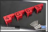 Spark Tech Billet Coil Protectors: Anodized Red - '4G63' Spark Tech Billet Coil Protectors: Anodized Red - '4G63'