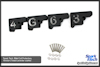 Spark Tech Billet Coil Protectors : Black - '4G63' Spark Tech Billet Coil Protectors : Black - '4G63'